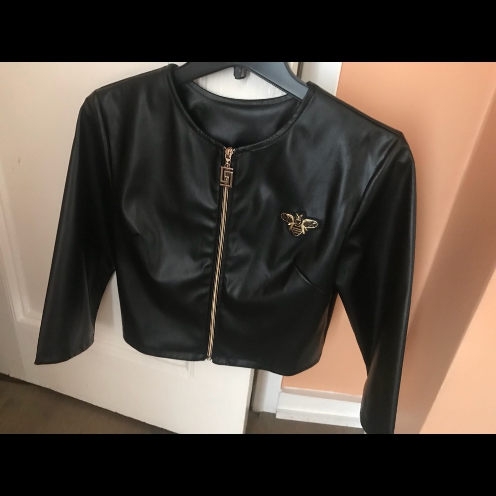 Leather jacket